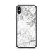 Custom iPhone X/XS Calistoga California Map Phone Case in Classic