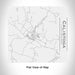 Rendered View of Calistoga California Map Engraving on 17oz Stainless Steel Insulated Tumbler in White
