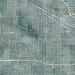 Calumet City Illinois Map Print in Afternoon Style Zoomed In Close Up Showing Details