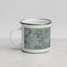Left View Custom Camarillo California Map Enamel Mug in Afternoon