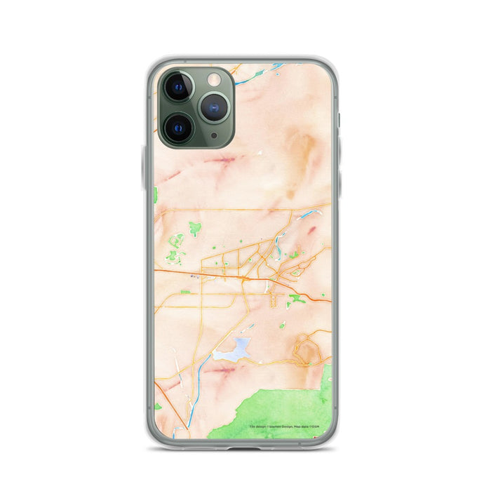 Custom Camarillo California Map Phone Case in Watercolor