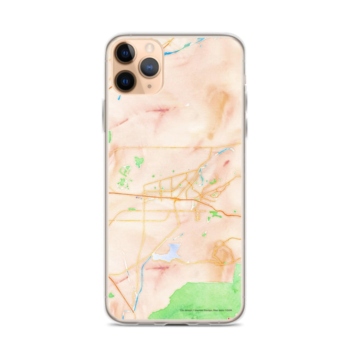 Custom Camarillo California Map Phone Case in Watercolor