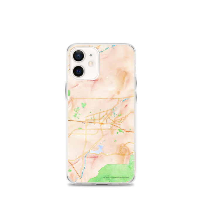 Custom Camarillo California Map iPhone 12 mini Phone Case in Watercolor