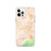 Custom Camarillo California Map iPhone 12 Pro Phone Case in Watercolor