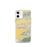 Custom Camarillo California Map iPhone 12 mini Phone Case in Woodblock