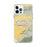 Custom Camarillo California Map iPhone 12 Pro Max Phone Case in Woodblock