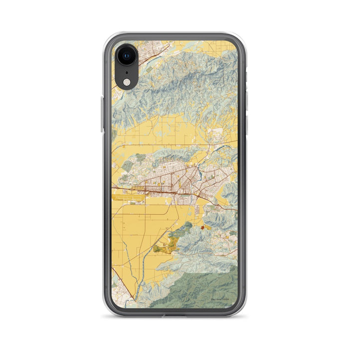 Custom Camarillo California Map Phone Case in Woodblock