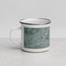 Left View Custom Cambridge Massachusetts Map Enamel Mug in Afternoon