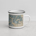 Right View Custom Cambridge Massachusetts Map Enamel Mug in Afternoon
