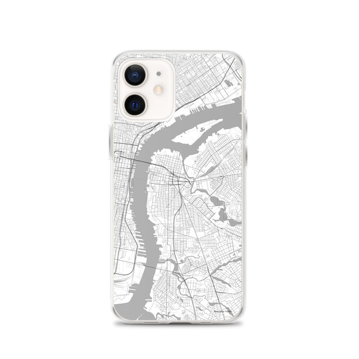Custom Camden New Jersey Map iPhone 12 Phone Case in Classic