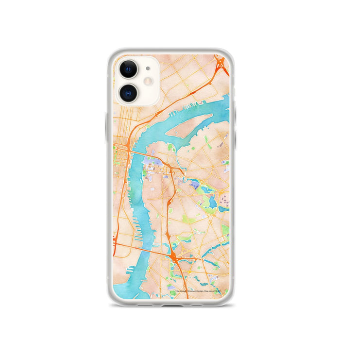 Custom Camden New Jersey Map Phone Case in Watercolor