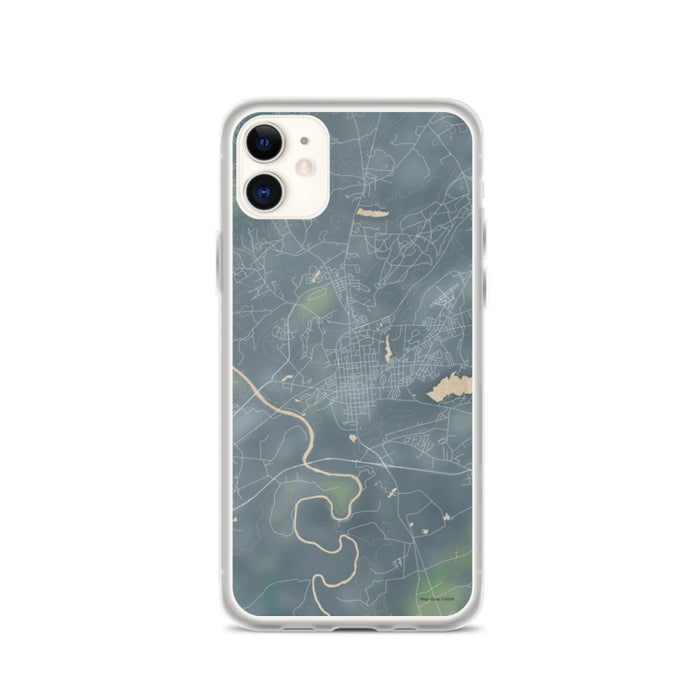 Custom iPhone 11 Camden South Carolina Map Phone Case in Afternoon