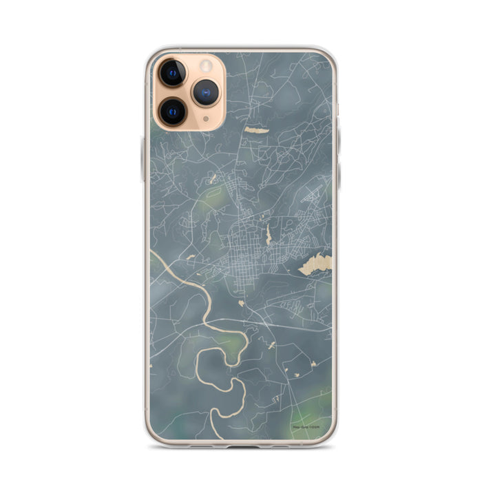 Custom iPhone 11 Pro Max Camden South Carolina Map Phone Case in Afternoon