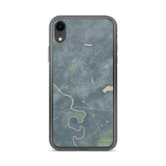 Custom iPhone XR Camden South Carolina Map Phone Case in Afternoon