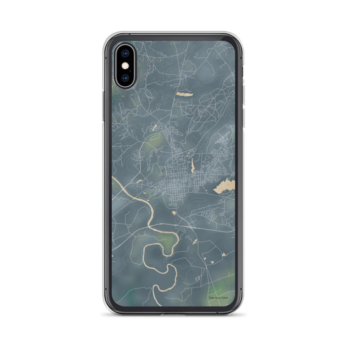 Custom iPhone XS Max Camden South Carolina Map Phone Case in Afternoon
