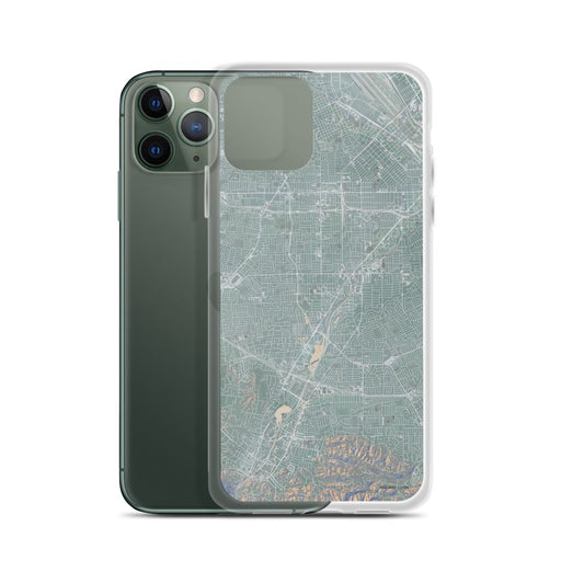 Custom Campbell California Map Phone Case in Afternoon