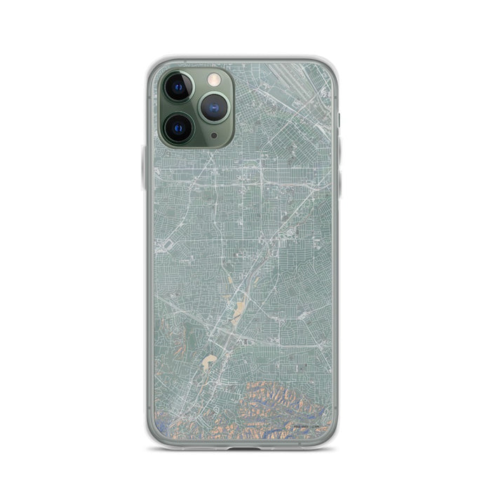 Custom iPhone 11 Pro Campbell California Map Phone Case in Afternoon