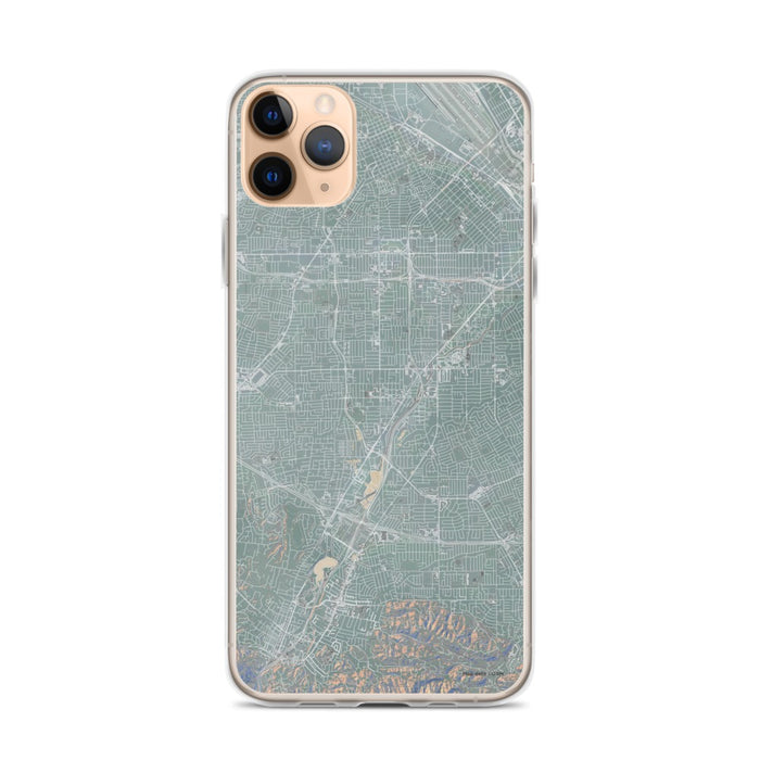 Custom iPhone 11 Pro Max Campbell California Map Phone Case in Afternoon
