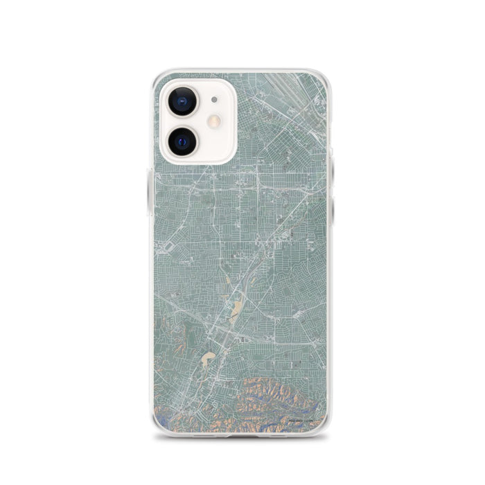 Custom iPhone 12 Campbell California Map Phone Case in Afternoon