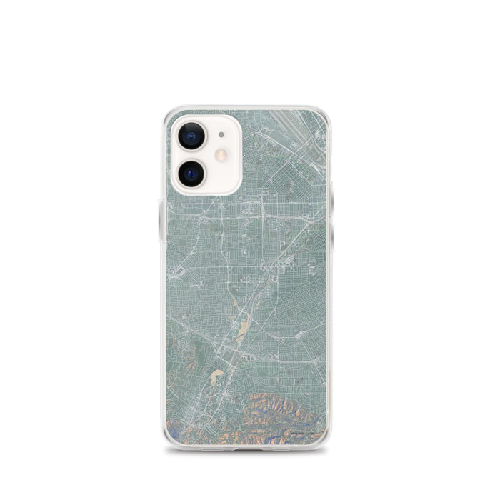 Custom iPhone 12 mini Campbell California Map Phone Case in Afternoon