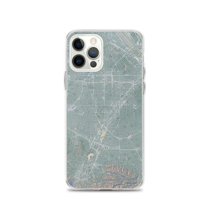 Custom iPhone 12 Pro Campbell California Map Phone Case in Afternoon