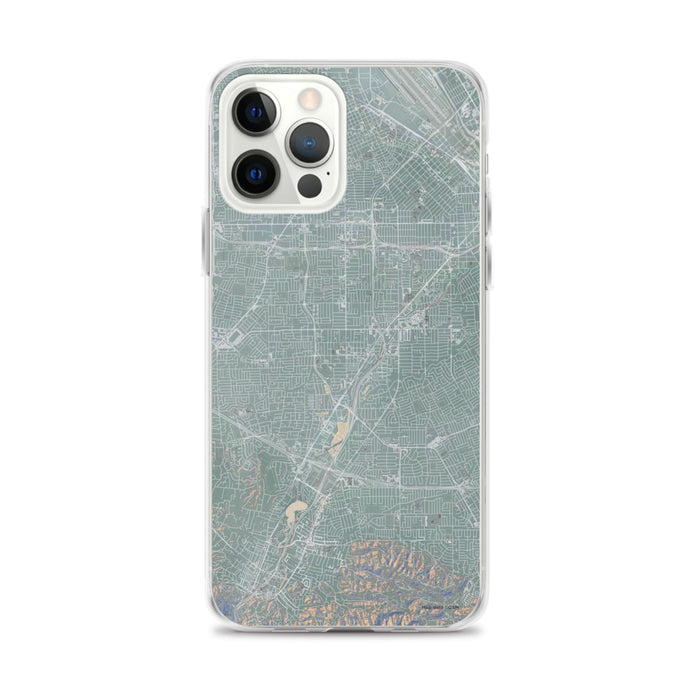Custom iPhone 12 Pro Max Campbell California Map Phone Case in Afternoon
