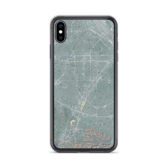 Custom iPhone XS Max Campbell California Map Phone Case in Afternoon