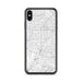 Custom iPhone XS Max Campbell California Map Phone Case in Classic