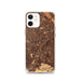 Custom iPhone 12 Campbell California Map Phone Case in Ember