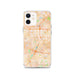 Custom iPhone 12 Campbell California Map Phone Case in Watercolor