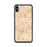 Custom iPhone XS Max Campbell California Map Phone Case in Watercolor