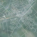 Campbellsville Kentucky Map Print in Afternoon Style Zoomed In Close Up Showing Details