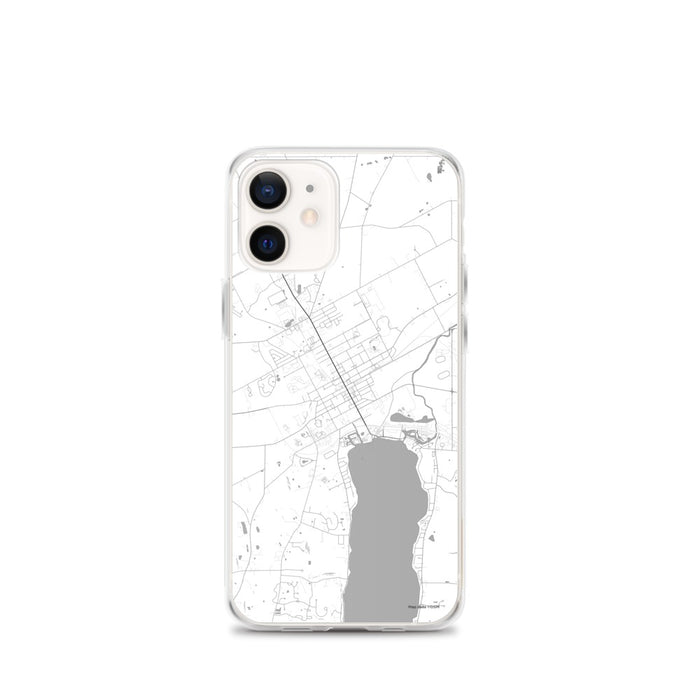 Custom Canandaigua New York Map iPhone 12 mini Phone Case in Classic