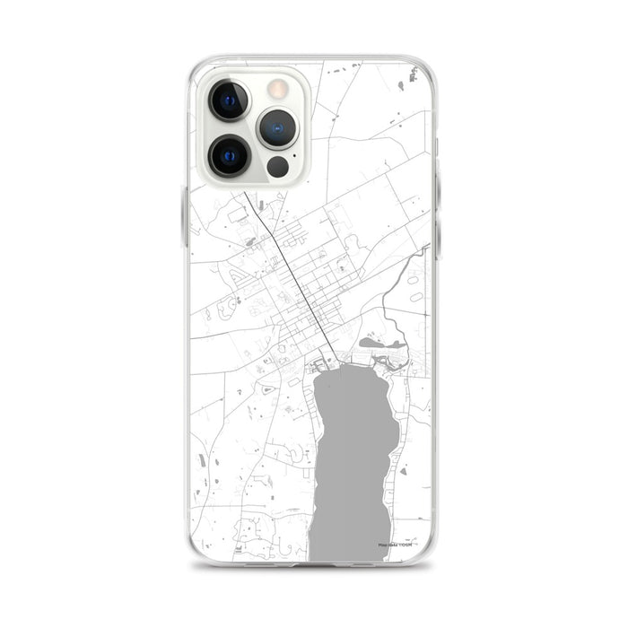Custom Canandaigua New York Map iPhone 12 Pro Max Phone Case in Classic