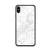Custom iPhone XS Max Canonsburg Pennsylvania Map Phone Case in Classic