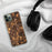 Custom Canonsburg Pennsylvania Map Phone Case in Ember on Table with Black Headphones
