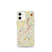 Custom iPhone 12 mini Canonsburg Pennsylvania Map Phone Case in Woodblock