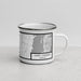 Right View Custom Cape Charles Virginia Map Enamel Mug in Classic