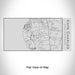 Rendered View of Cape Charles Virginia Map Engraving on 17oz Stainless Steel Insulated Cola Bottle