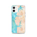 Custom Cape Charles Virginia Map Phone Case in Watercolor