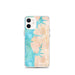 Custom Cape Charles Virginia Map Phone Case in Watercolor