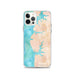 Custom Cape Charles Virginia Map Phone Case in Watercolor