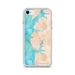 Custom Cape Charles Virginia Map Phone Case in Watercolor