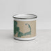 Front View Custom Cape Cod Massachusetts Map Enamel Mug in Afternoon