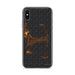 Custom iPhone X/XS Cape Cod Massachusetts Map Phone Case in Ember