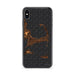 Custom iPhone XS Max Cape Cod Massachusetts Map Phone Case in Ember