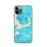 Custom iPhone 11 Pro Cape Cod Massachusetts Map Phone Case in Watercolor