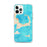 Custom iPhone 12 Pro Max Cape Cod Massachusetts Map Phone Case in Watercolor