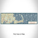 Flat View of Map Custom Cape Cod Massachusetts Map Enamel Mug in Woodblock