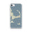 Custom iPhone SE Cape Cod Massachusetts Map Phone Case in Woodblock